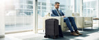 KONO hand luggage case with removable wheels, 40x30x20 cm without castors, ABS + PC for Ryanair, EasyJet & Eurowings