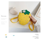 Lovely Children's Strawberry Crossbody Bags Cute Baby Accessories Mini Shoulder Bag Fashion PU Leather Girls Rivet Coin Purse