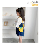 Lovely Children's Strawberry Crossbody Bags Cute Baby Accessories Mini Shoulder Bag Fashion PU Leather Girls Rivet Coin Purse