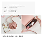 PU Leather Children Small Shoulder Bag Cute Princess Accessories Kids Coin Purse Handbags Cute Girls Baby Tassel Crossbody Bags
