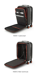 Mixi Patent Design Aluminum Frame Suitcase Carry On Rolling Luggage Beautiful Boarding Cabin 18 20 24 Inch M9260