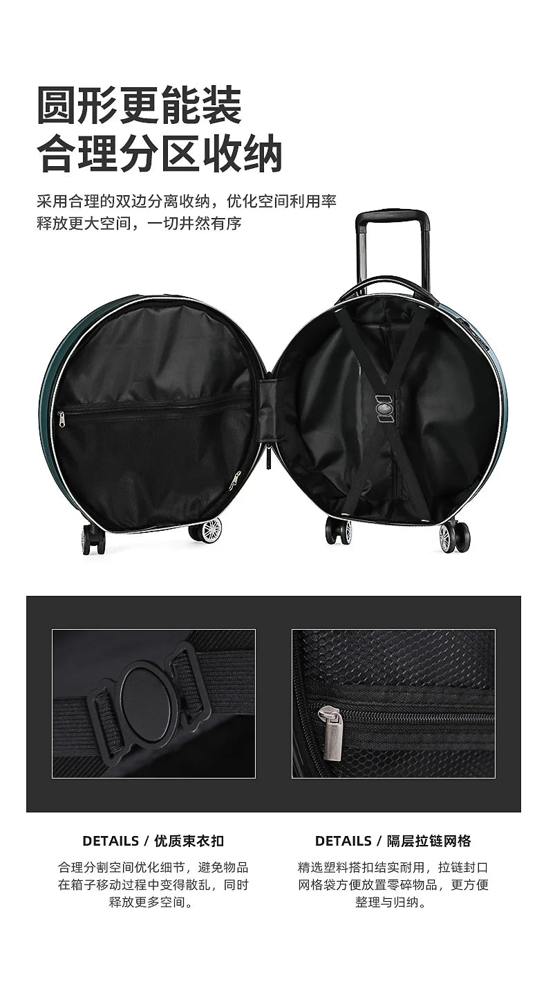 Snugcozy Round 18" Size Luggage 360° Spinner