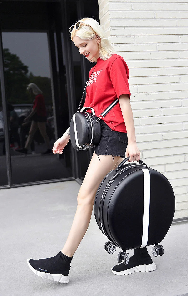 Snugcozy Round 18" Size Luggage 360° Spinner