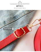 Lovely Children's Strawberry Crossbody Bags Cute Baby Accessories Mini Shoulder Bag Fashion PU Leather Girls Rivet Coin Purse