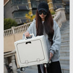 18 Inch Trolley Case Travel Suitcase Boarding Case Aluminum Frame Password Box Suitcase Universal Wheel Rolling Luggage Bag