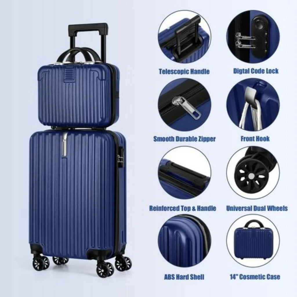 2-Piece Hardshell Spinner Luggage Set