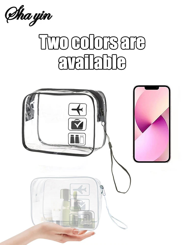 Transparent makeup / toiletry bag