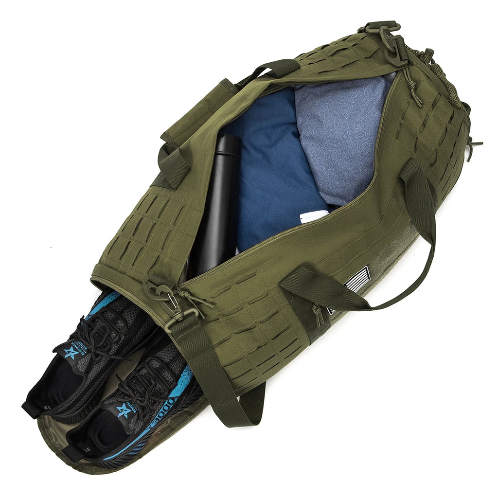 40L Tactical Travel Bag For Men Fitness Duffel Bag Basketball Weekender Bag carry on luggage Outdoor camping equipment