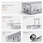 All-magnesium-aluminum alloy Travel Suitcase Rolling Luggage 20-inch Business Boarding Trolley Case With wheels Carry-on Luggage