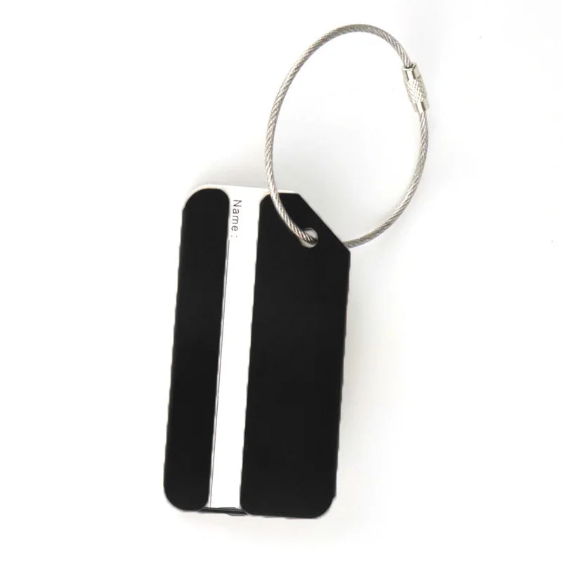 Aluminum Alloy Travel Luggage Tags Suitcase Bag Labels Travel ID Bag Tag Airlines Baggage Labels Card Unisex Travel Accessories