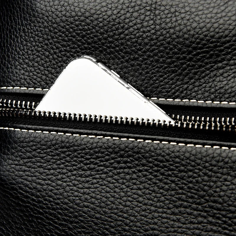 2023 Vintage Women Backpack Large Capacity School Bags Teenagers Girls School Backpack High Quality Genuine Leather Shoulder Bag