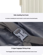 Suitcase Aluminum Frame with Colorful Silent Spinner Wheel TSA Lock Travel Trolley Case 20"Carry-on High-quality Rolling Luggage