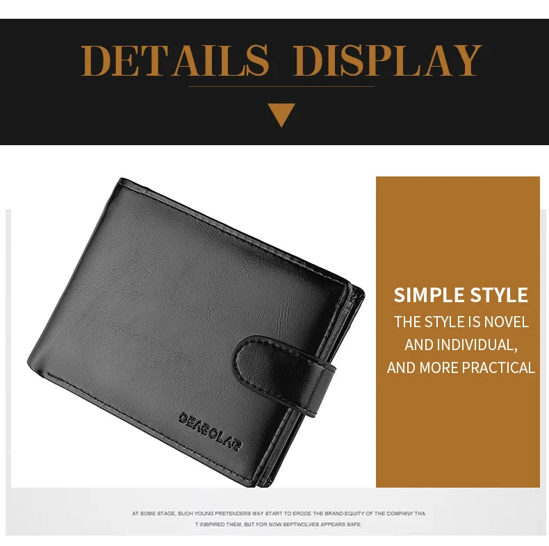 Men's Wallet Large Capacity Multi-Function Wallet