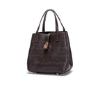 Classic Simple Solid Color Women's New 2024 Large Capacity Handbag Letter Element Women's Handbag
