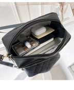 2025 tassel women's small crossbody bag trend diamond grid embroidery camera women's shoulder bag fashion chain crossbody bag