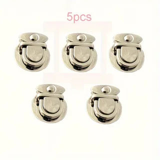 5Pcs Women's Lock Clasp - DIY Craft Hand Bags Clasp - Metal Snap Clasp Locks - Wallet Fasteners - Wallet Buckle