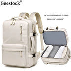 Geestock Airplane Cabin Bags 45x30x20 Travel Backpack For Men Women Waterproof Hand Luggage Laptop Backpacks Carry On Backpack