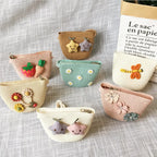 Children's Straw Crossbody Bag Lovely Girls Small Coin Purse Princess Wallet Handbags Baby Kids Mini Summer Shoulder Bags