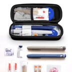 Insulin Cooler Travel Case with Thermometer Display Waterproof Medicine Organizer Bag Insulin Cooling Bag for Diabetics