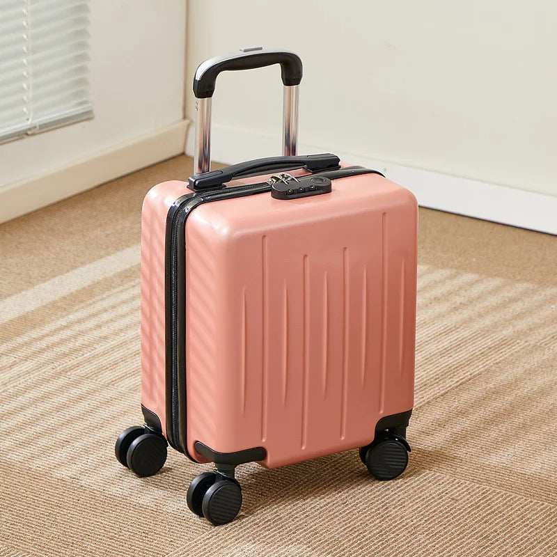 Small Luggage Travel Bag 14 Inches Luggage Travel Luggage with Cup Holder and Hook