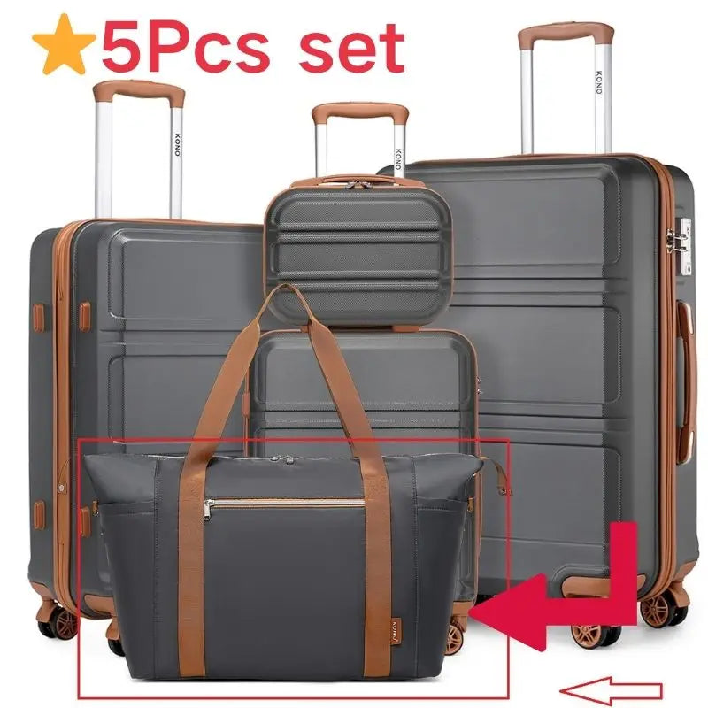 KONO 4/5/6-piece beauty case box cosmetics case hand luggage toilet bag travel bag luggage set