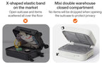Mixi Carry-On Hardshell Luggage with Cup and Phone Holder with Spinner Wheels (20, 24, or 26")
