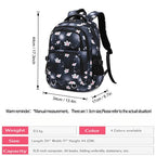 Stitch Large Capacity Backpack Daypack Lightweight Schoolbag Casual Travel Knapsack for Women Girls Pen Lunch Bags