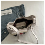 Y2k Harajuku Shoulder Bag Women Korean Transparent Ita Bag School Crossbody Bag Female Japanese Designer Preppy Handbag Purse