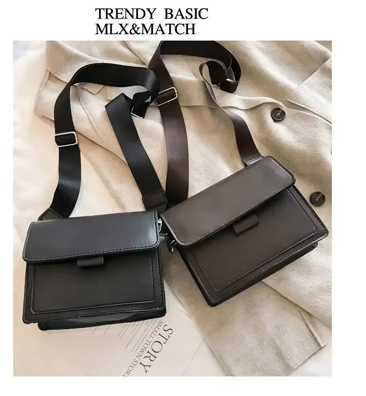 Fashion Women Crossbody Bag PU Leather Small Shoulder Messenger Handbag for Travel