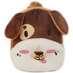 Kawaii 3D Cartoon Animal Kids Backpack Plush Mini Kindergarten Schoolbag Soft Stuffed Travel Backpack Birthday Gift