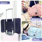 Foldable Travel Duffel Bag - Lightweight / Weekender