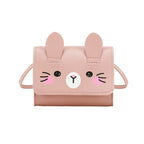 Kids Mini Handbag, Cute PU Shoulder Bag for Girls, Princess Coin Purse Wallet for Baby