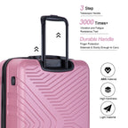 Travelhouse Luggage Set 3 Piece Suitcase Set Double Spinner Wheels TSA Lock Carry-on luggage Clearance (20inch 24inch 28inch)