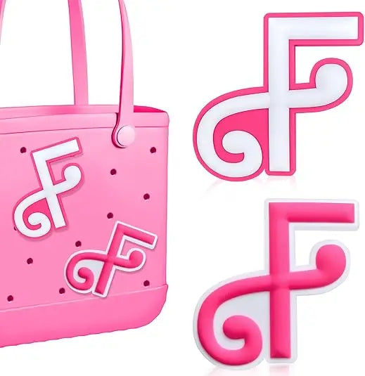 2Pcs Lettering Charms For Bogg Bag, 3D Alphabet Printed Decorative Accessories Charm For Bogg Bag, Insert Personalizing Alphabet