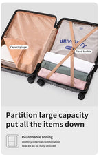 100% Aluminum Magnesium Alloy Travel Luggage Trolley Luggage 20 22 24 26 28 Inch Trolley Luggage Carry-On Luggage With Cup Holde