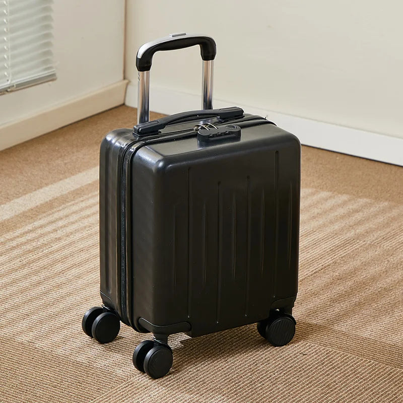 Small Luggage Travel Bag 14 Inches Luggage Travel Luggage with Cup Holder and Hook