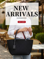 CH High Quality Craft Large Capacity Handbag Ladies Shoulder Bag Fashion Classic New Pure Color Outer Pocket Ladies Handbag