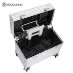 Right Angle Aluminum Suitcase, Top Opening Hard Shell Carry-On Luggage with 360° Spinner Wheels, Camera GearPhotography trolley