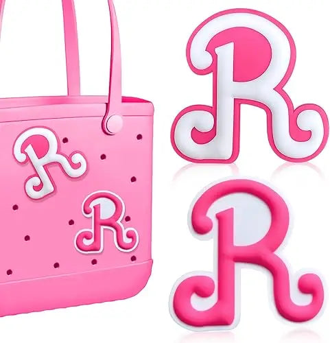 2Pcs Lettering Charms For Bogg Bag, 3D Alphabet Printed Decorative Accessories Charm For Bogg Bag, Insert Personalizing Alphabet