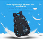 Waterproof Lightweight School Backpack for Kids 6-12 Years Durable Large Capacity Student Bookbag Boys Girls254