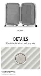 Mixi Carry-On Hardshell Luggage with Cup and Phone Holder with Spinner Wheels (20, 24, or 26")