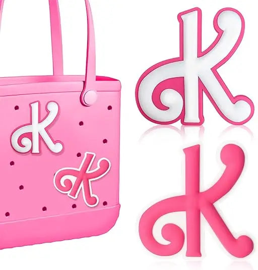 2Pcs Lettering Charms For Bogg Bag, 3D Alphabet Printed Decorative Accessories Charm For Bogg Bag, Insert Personalizing Alphabet