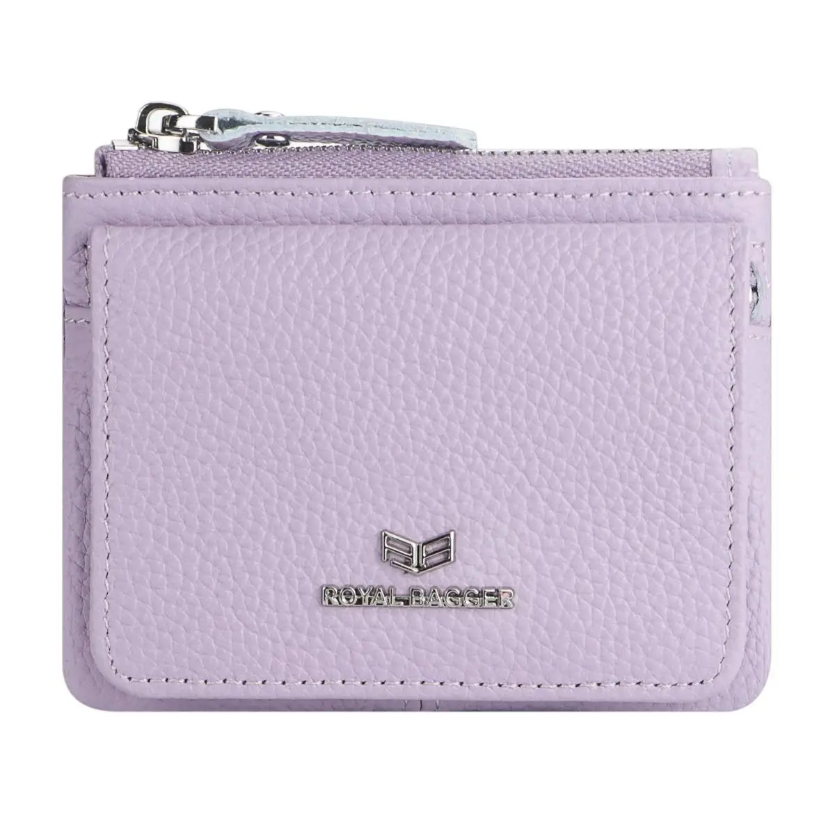 Royal Bagger Genuine Leather Women's Coin Purse Woman card holder wallet RFID Blocking Small Wallet Casual Zipper Change Pouch