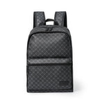 Luxury Floral Print Backpack Men Fashion Design Men's Backpacks Large-capacity Travel Bags PU Leather Backpack Male Schoolbag
