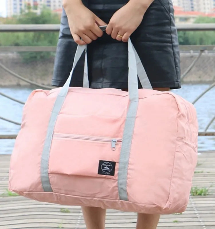 Foldable Travel Duffel Bag - Lightweight / Weekender