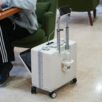 18 Inch Trolley Case Travel Suitcase Boarding Case Aluminum Frame Password Box Suitcase Universal Wheel Rolling Luggage Bag
