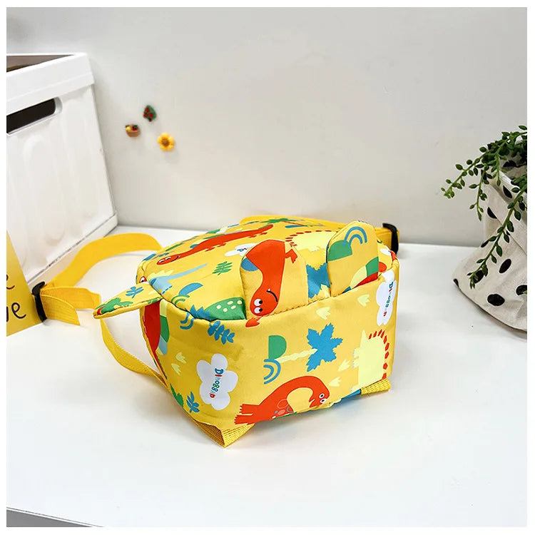 Cute Children Bag Cartoon Dinosaur Kids School Bags Kindergarten Preschool Outdoor Travel Backpack for Boys Girls Anti-lost