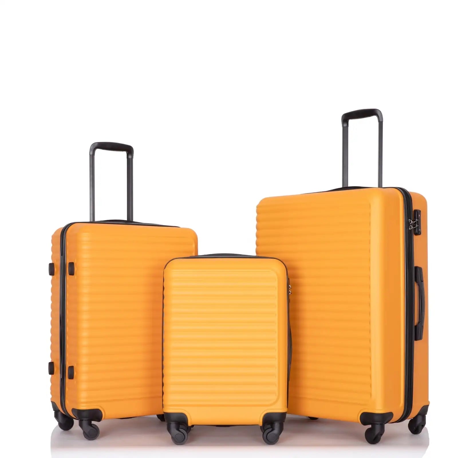 Travelhouse 3 Piece Hardside Luggage Set Hardshell Lightweight Suitcase with TSA Lock Spinner Wheels 20in24in28in