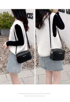 2025 tassel women's small crossbody bag trend diamond grid embroidery camera women's shoulder bag fashion chain crossbody bag