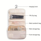 Travel Makeup Bag Waterproof Toiletries Organizer High Quality Women Neceser Bathroom Hook Wash Pouch Hook Makeup Storage Bag